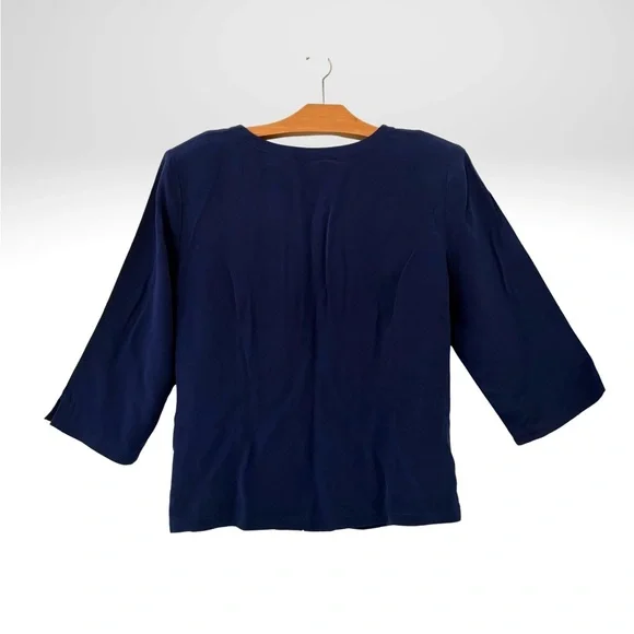 Coldwater Creek Royal Blue Blouse - Picture 2 of 3